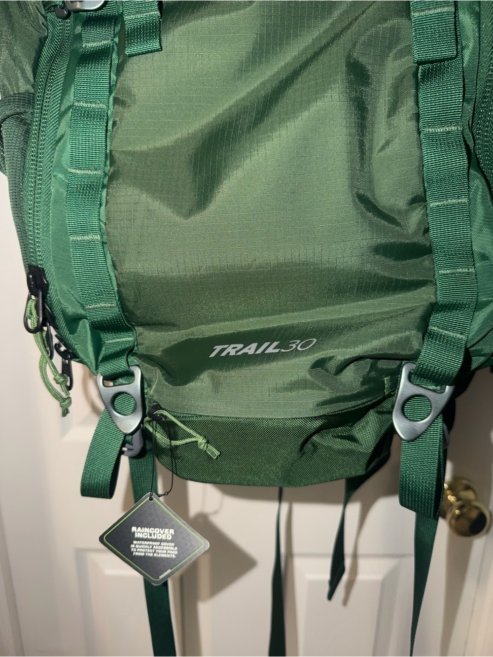 REI Co-Op Trail 30 Green Backpack LightWeight Rain Cover - Picture 2 of 5